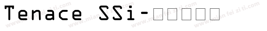 Tenace SSi字体转换